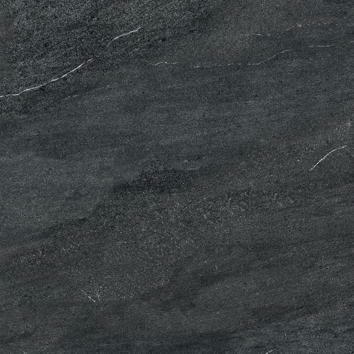Fliese Quarzit schwarz Rect. 59,8x59,8