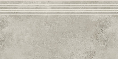 Fliese Quenos Hellgraue Treppe 30x60