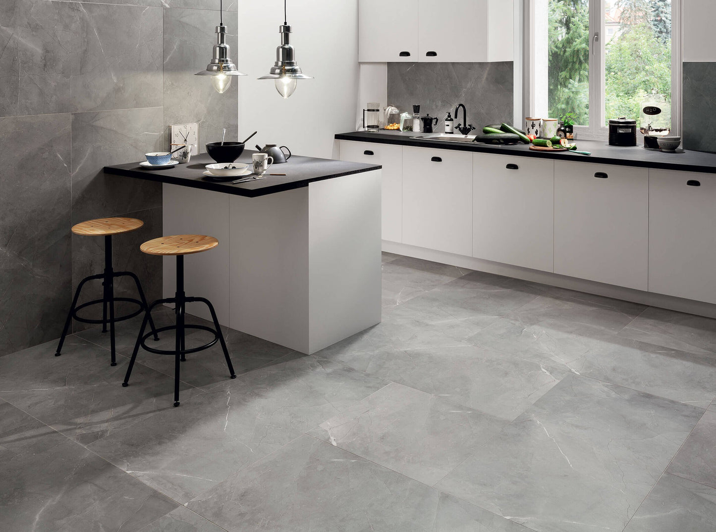 Fliese Remos grau Rect. 59,8 x 119,8