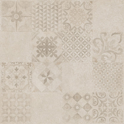 Fliese Massivdekor beige 60x60 DAK63487