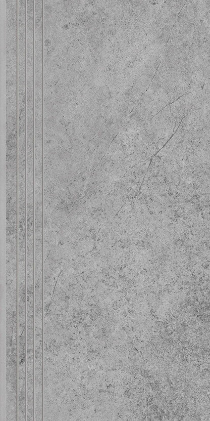Fliesen Tacoma Silver Staircase 120x30