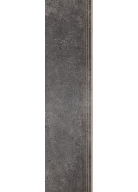 Pflaster Tassero Graphit Rect. Treppe 29,7x119,7