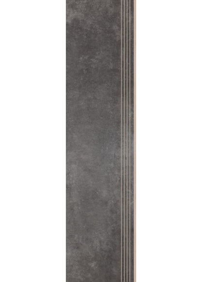 Pflaster Tassero Graphit Rect. Treppe 29,7x119,7
