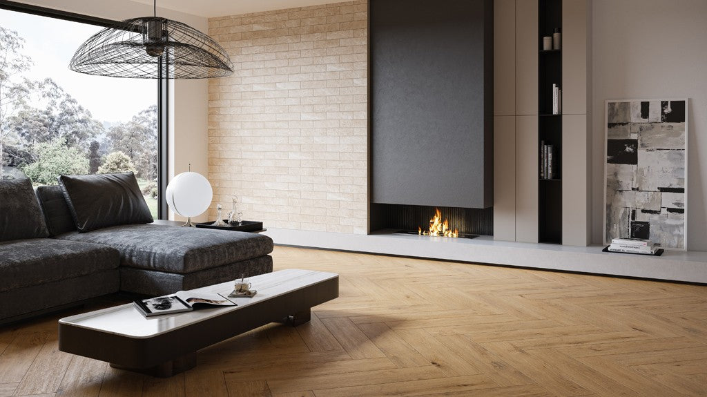 Fliese Listria Miele 17,5x80