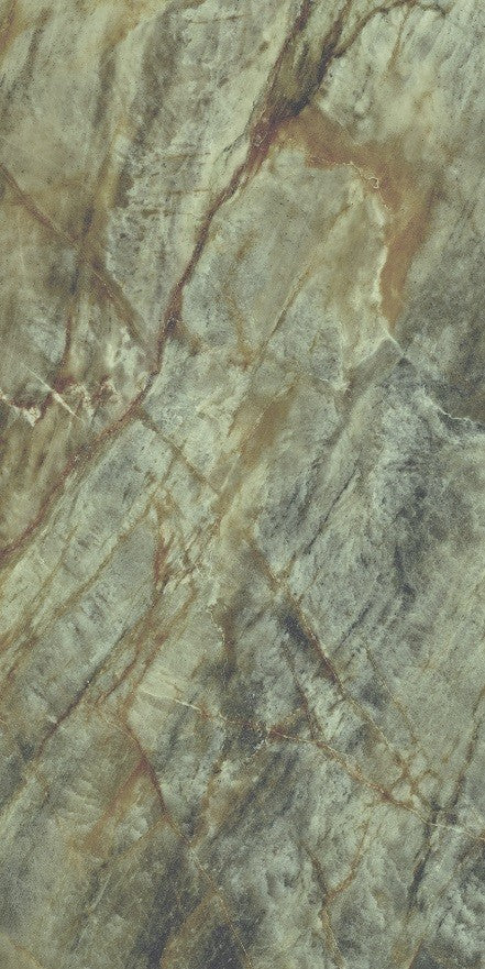 Fliese Brasilianischer Quarzitgrün glänzend 120x280