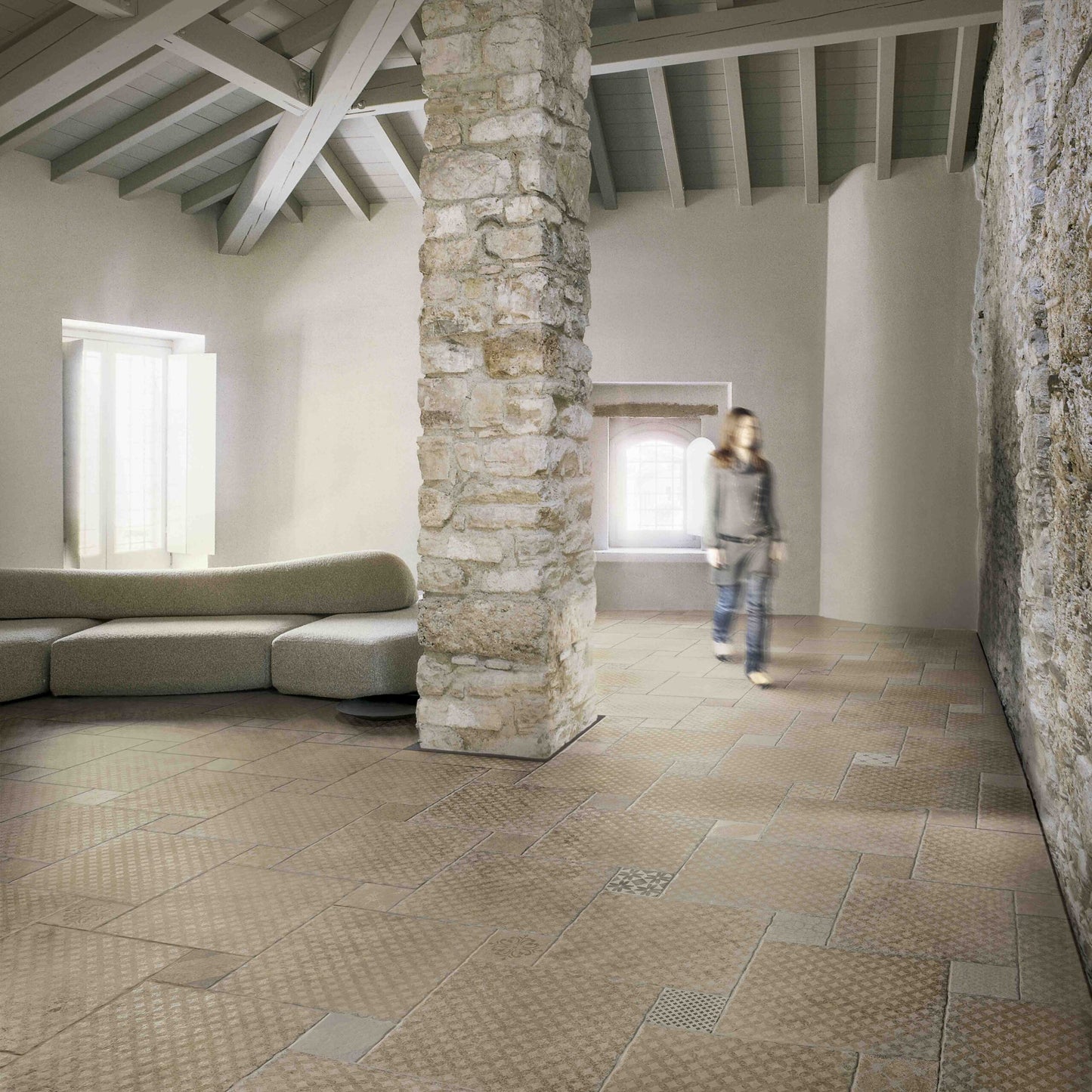 Fliese Dordogne Karamell Mosaik 30,5x30,5
