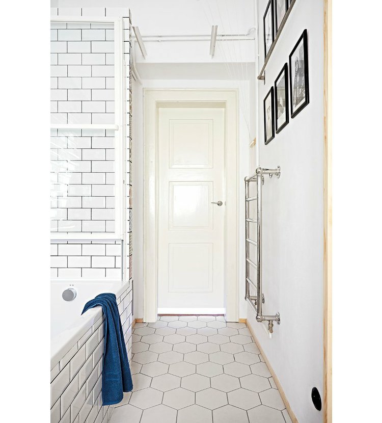 Sechseck Blanco Mate Hexatile 17,5x20