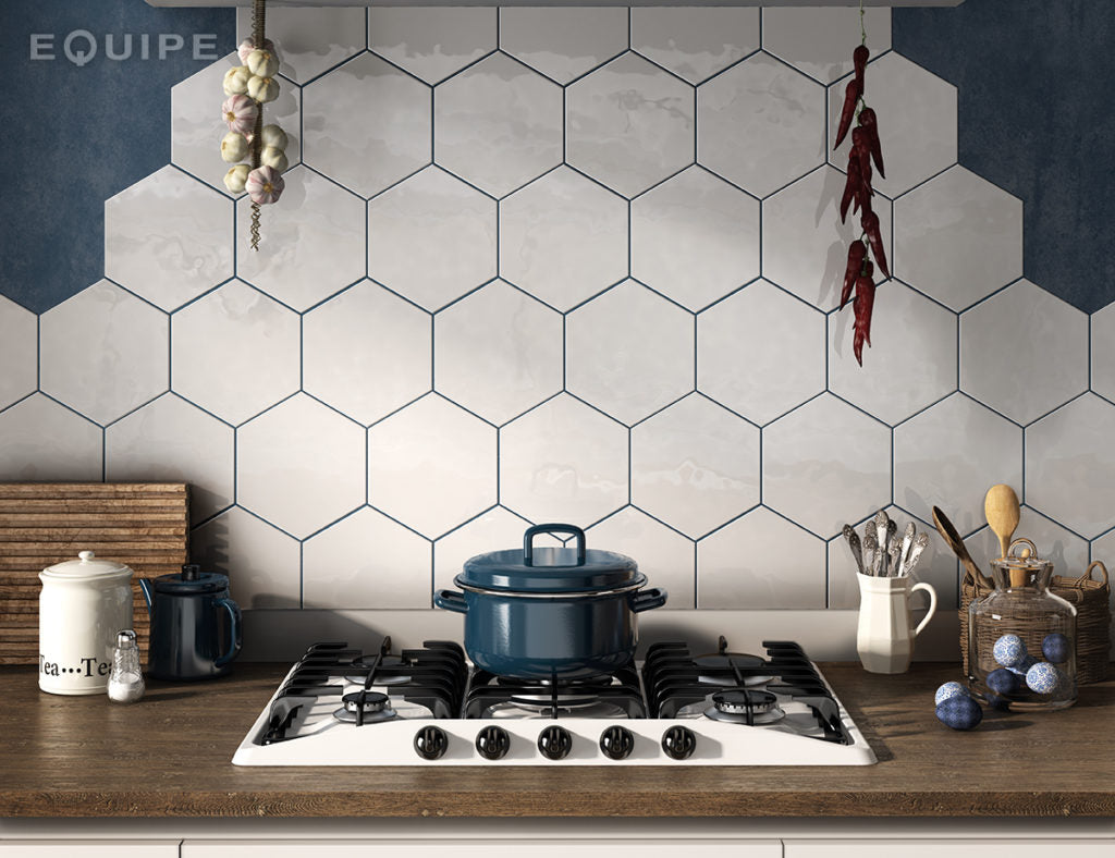 Sechseck Blanco Mate Hexatile 17,5x20