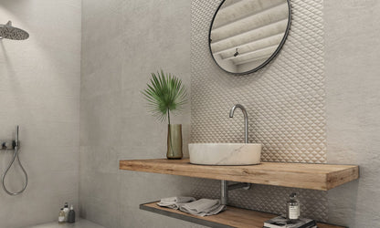 Fliese „Catania Blanco“ 31,5x100