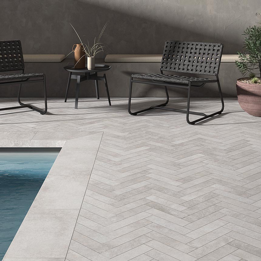 Heritage Kaolinfliese 7,4x30