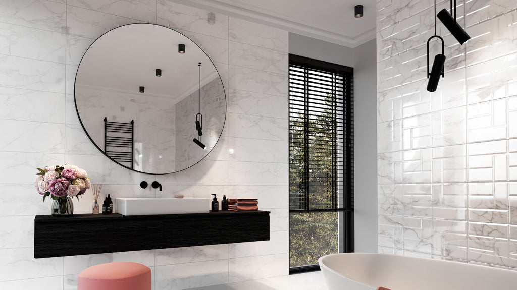 Fliese Cesaria Dark Glossy 25x75