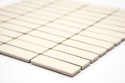 Mosaikstein glasiert beige glänzend B06R 6122