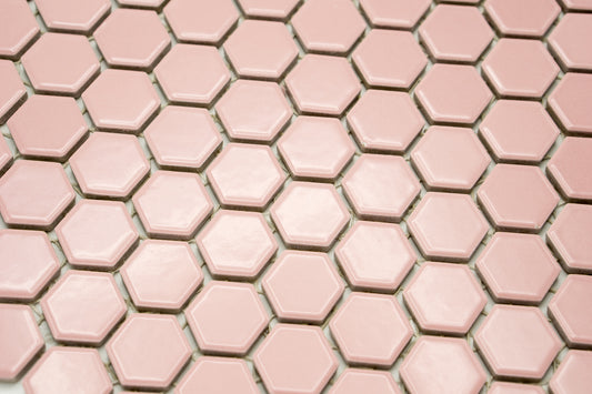 Mosaik Hexagon H HX 5531 rosa 2,3x2,6 glänzend