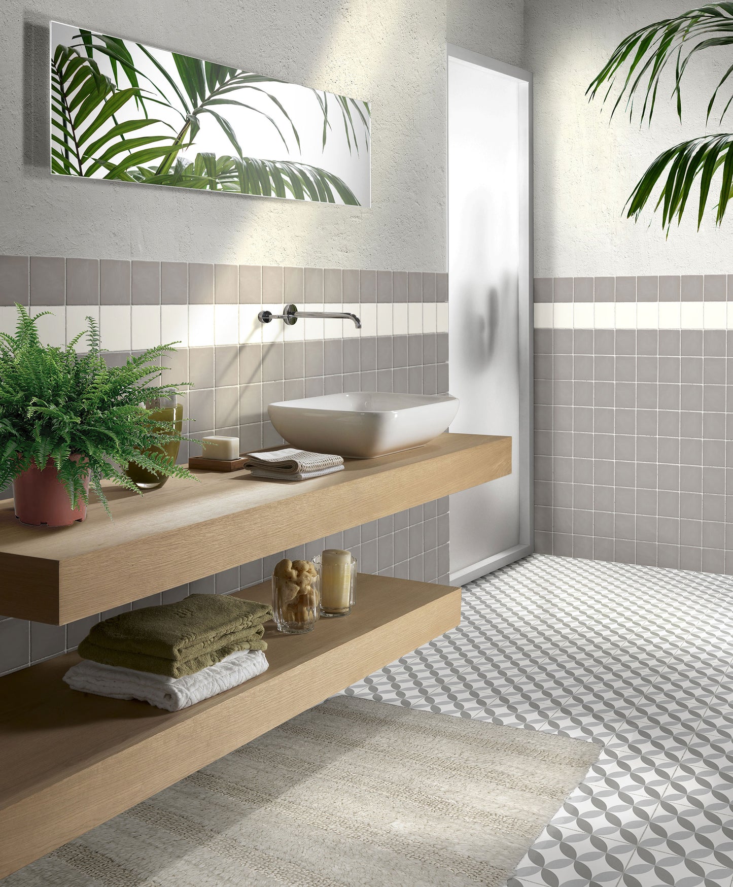 Fliesenkreide French Grey matt 13x13