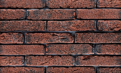 Fliesenstreifenziegel FIG Dunkler Ziegel 6,5×29