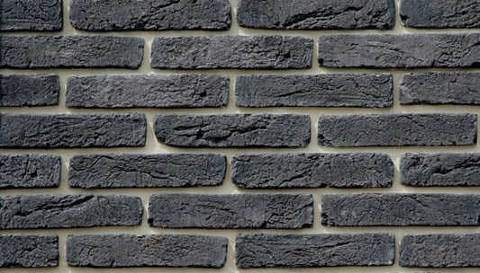 Vorsatzziegel OBR Dunkelgrauer Ziegel 6,5×29 Ecke