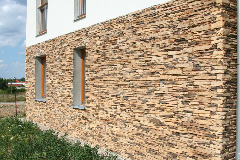 Verkleidungsstein TVD Spaltschiefer Ontario tm. 20×10 Hornhaut
