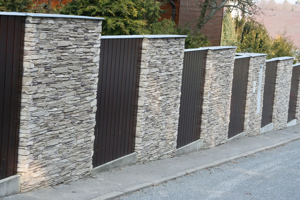 Verkleidungsstein TVD Split Slate Toronto 20×10 Cornerstone