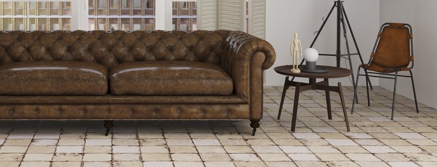 Fliese Rialto beige Dekor 60 x 60