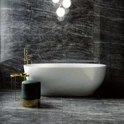 Fliese Cosmic Marmor rektifiziert grau 60x60 matt