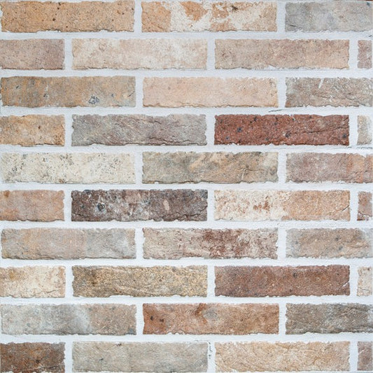 Fliese Brick Europe Mehrfarbig 6x25